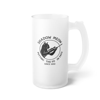 Shadow Meow - Frosted Glass Beer Mug