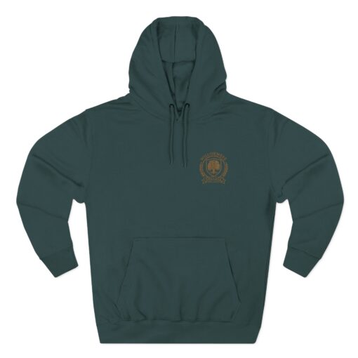 Willowmere Emblem Cozy Three-Panel Fleece Hoodie