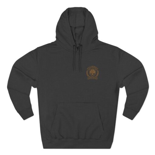 Willowmere Emblem Cozy Three-Panel Fleece Hoodie