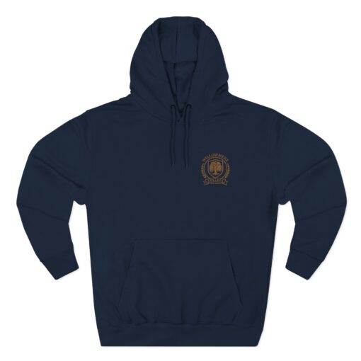 Willowmere Emblem Cozy Three-Panel Fleece Hoodie