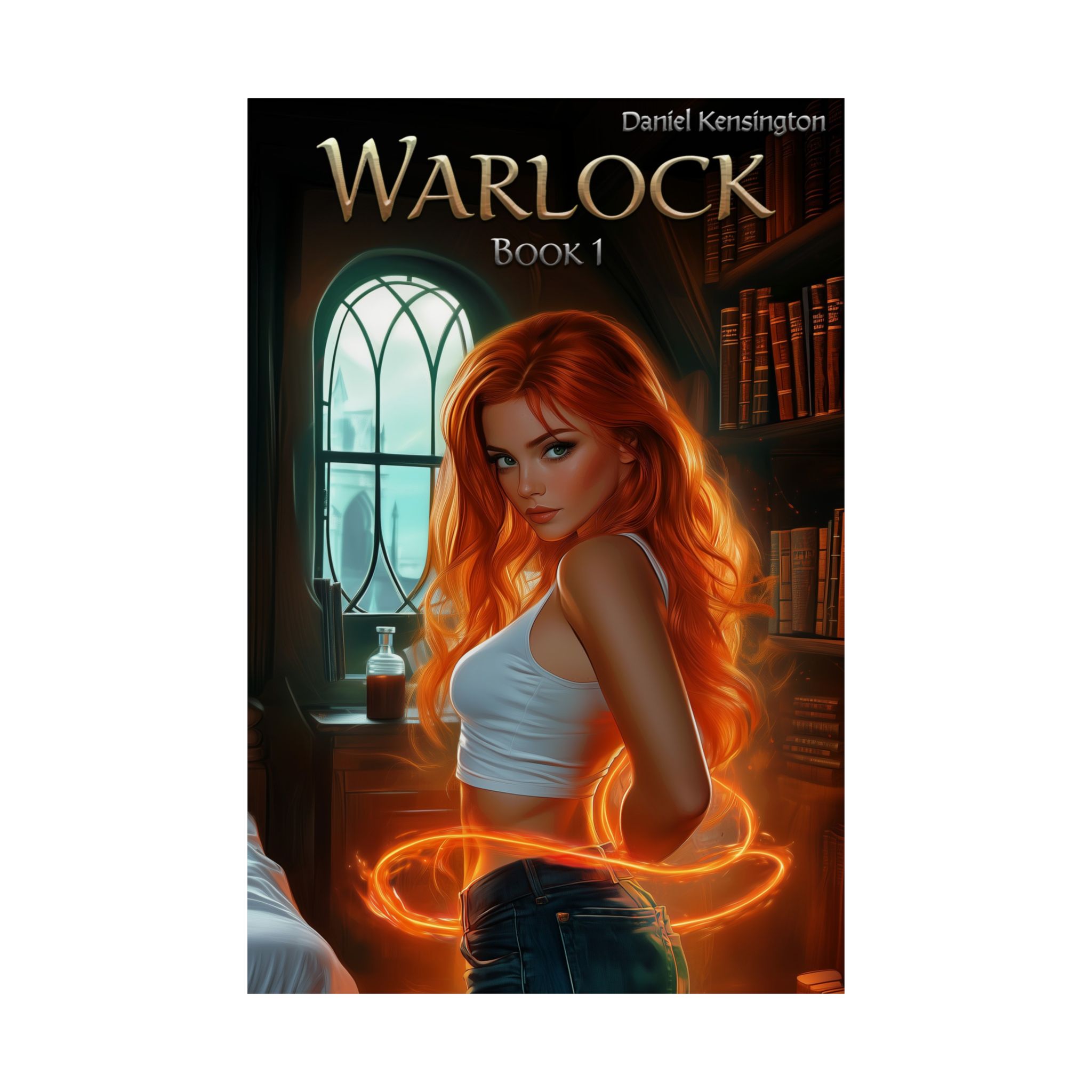 Warlock Book 1 Vertical Poster, Wall Art, Magical Home Decor, Witchy Room Decoration, Book Lover Gift - Image 2