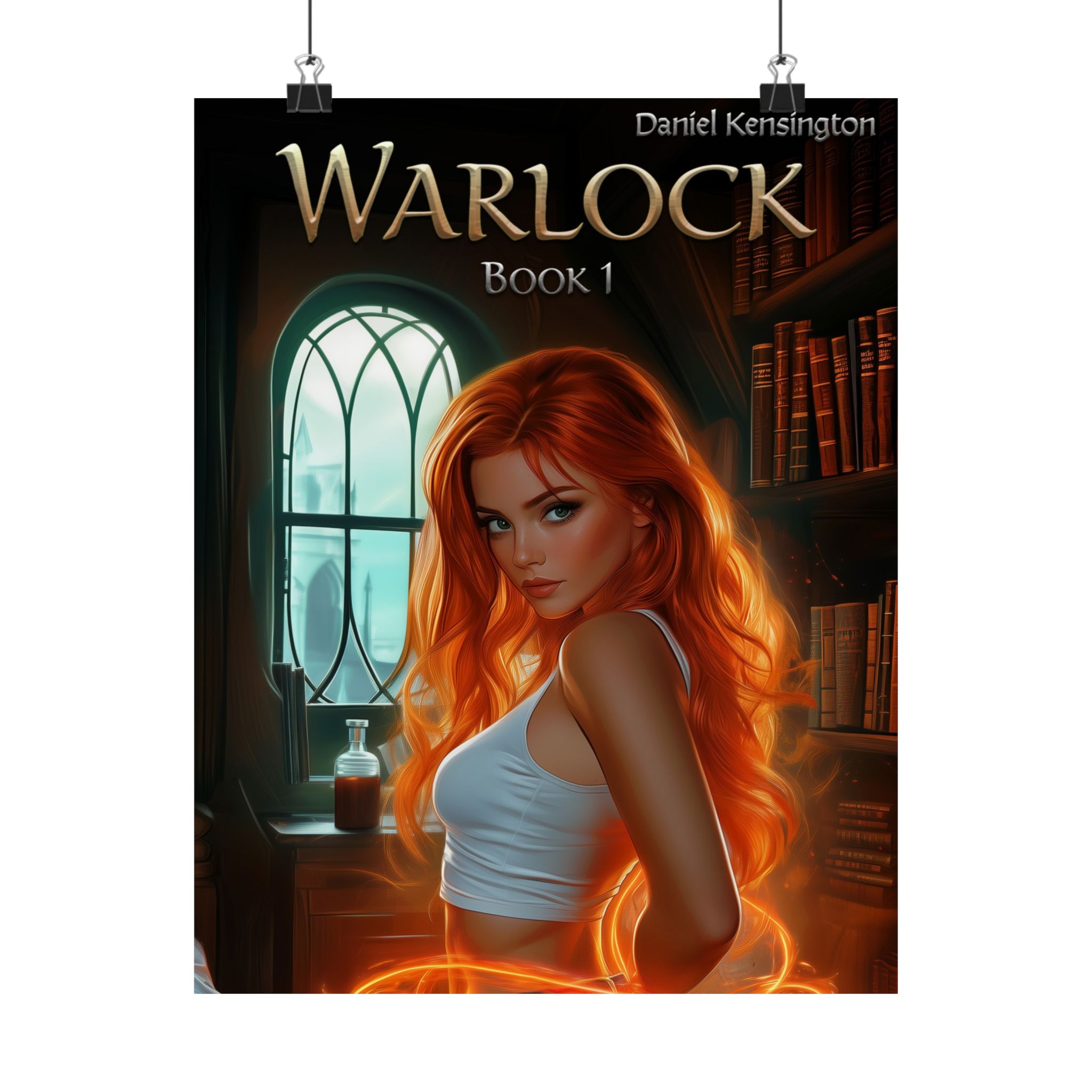 Warlock Book 1 Vertical Poster, Wall Art, Magical Home Decor, Witchy Room Decoration, Book Lover Gift - Image 5