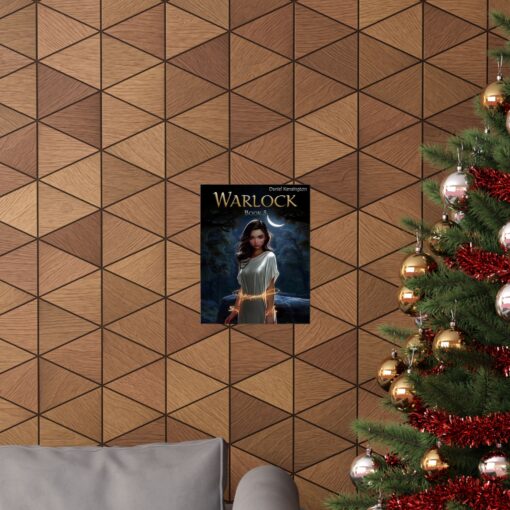 Warlock Fantasy Poster, Witch Art Print, Mystical Wall Decor, Book Cover Art, Magical Home Decoration, Spiritual Gift