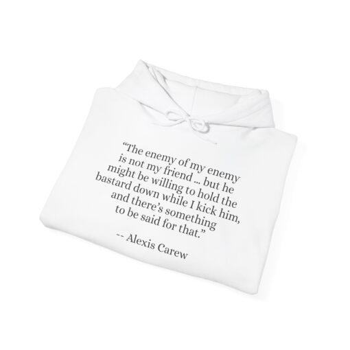The Enemy of My Enemy - Alexis Carew - Unisex Heavy Blend™ Hooded Sweatshirt