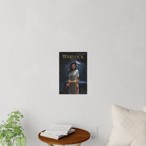 Warlock Book 3 Wall Decals, Fantasy Wall Art, Warlock Decor, Home Accents, Witchy Aesthetic, Bookish Gift Ideas