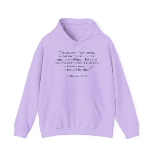 The Enemy of My Enemy - Alexis Carew - Unisex Heavy Blend™ Hooded Sweatshirt