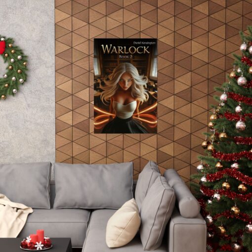 Warlock Book 2 Print, Book Lover Decor, Witchcraft Wall Art, Gift for Readers, Unique Home Decor