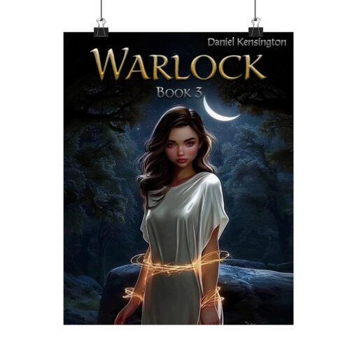 Warlock Fantasy Poster, Witch Art Print, Mystical Wall Decor, Book Cover Art, Magical Home Decoration, Spiritual Gift