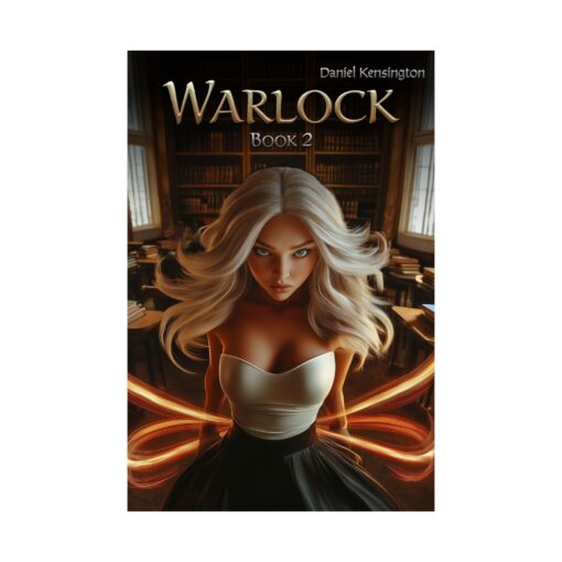 Warlock Book 2 Print, Book Lover Decor, Witchcraft Wall Art, Gift for Readers, Unique Home Decor