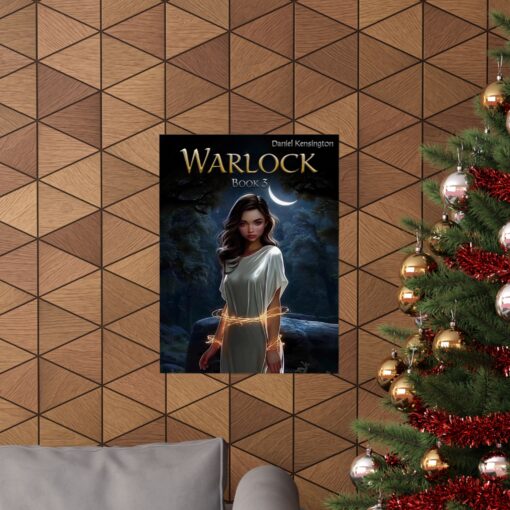Warlock Fantasy Poster, Witch Art Print, Mystical Wall Decor, Book Cover Art, Magical Home Decoration, Spiritual Gift