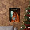 Warlock Book 1 Vertical Poster, Wall Art, Magical Home Decor, Witchy Room Decoration, Book Lover Gift