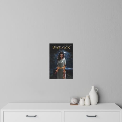 Warlock Book 3 Wall Decals, Fantasy Wall Art, Warlock Decor, Home Accents, Witchy Aesthetic, Bookish Gift Ideas