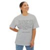 The Enemy of My Enemy - Alexis Carew - Unisex Oversized Boxy Tee
