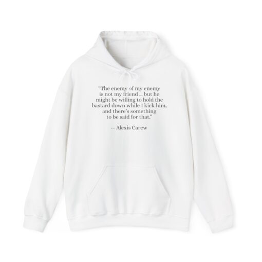 The Enemy of My Enemy - Alexis Carew - Unisex Heavy Blend™ Hooded Sweatshirt