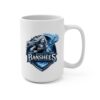 Boston Banshees 15oz Ceramic Mug — Gothic Sports Logo Coffee Cup