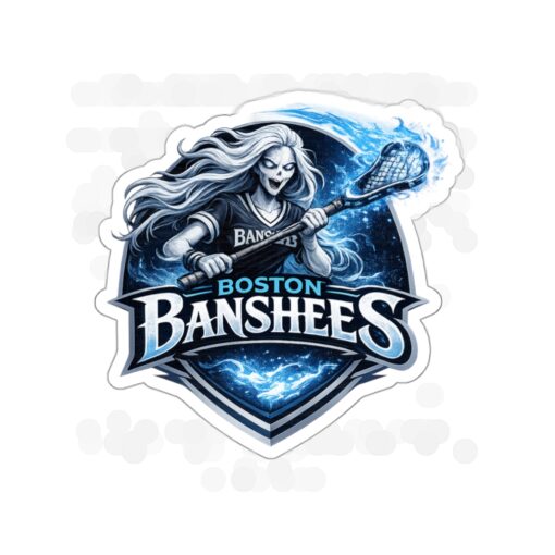Boston Banshees Die-Cut Sticker — Lacrosse Team Logo Sticker