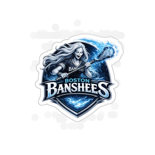 Boston Banshees Die-Cut Sticker — Lacrosse Team Logo Sticker