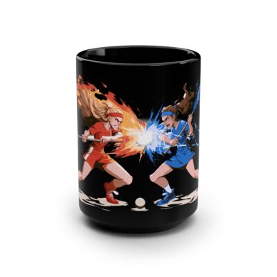 11817649663033093759_2048.jpeg 15oz Black Mug — Fierce Spellstick Players Clash (Red vs Blue)